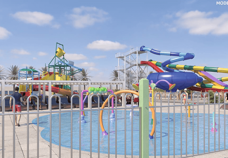 פארק המים SPLASH במלון RIU DUBAI